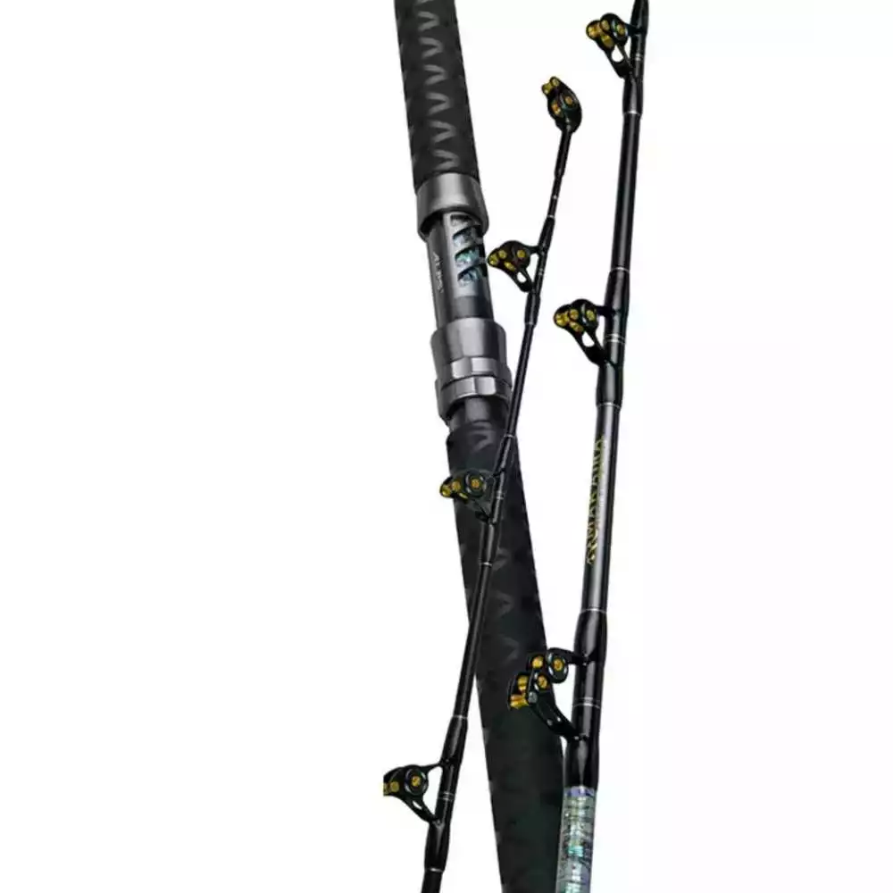 Okuma Makaira Straight Butt Stand-Up Rod TR 5 Ft 8" 50 Lbs + Curved Trolling Butt 2 Okuma Makaira Straight Butt Stand-Up Rod TR 5 Ft 8" 50 Lbs + Curved Trolling Butt